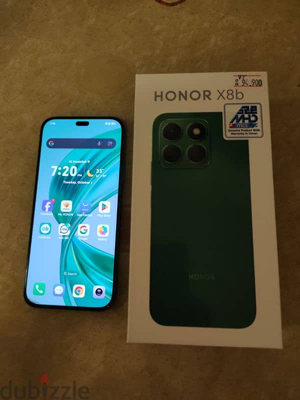 Honor x8b 8gb ram 512 gb phone memory 0