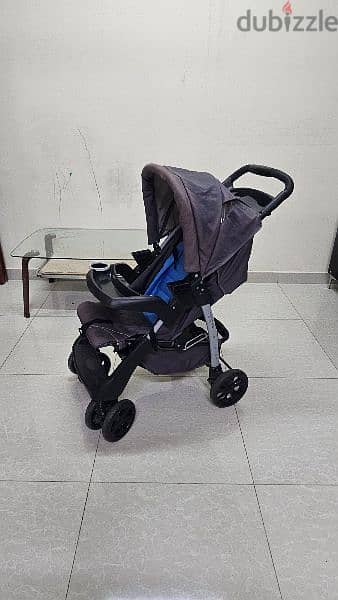 two baby strollers