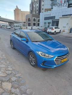 Hyundai Elantra 2018 for sale . ( GCC with service history by OTE ) 0