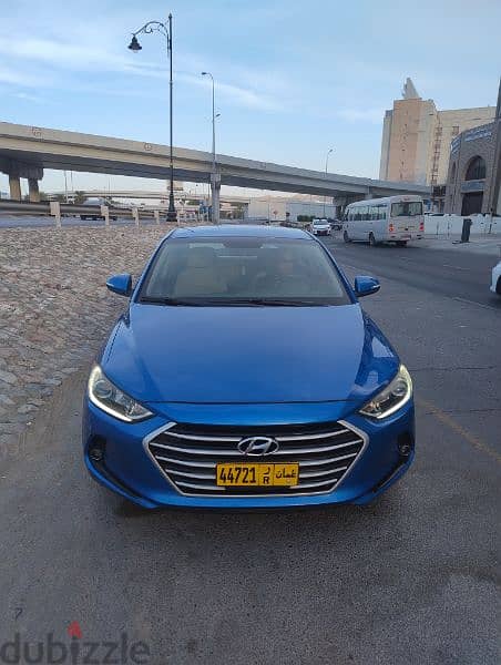 Hyundai Elantra 2018 for sale . ( GCC with service history by OTE ) 1