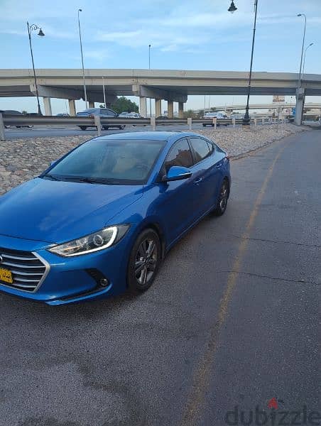 Hyundai Elantra 2018 for sale . ( GCC with service history by OTE ) 2