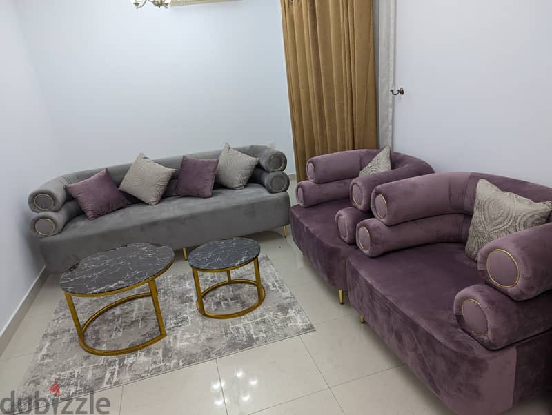 5 Seater Heavy Sofa + Tables + Carpet 1