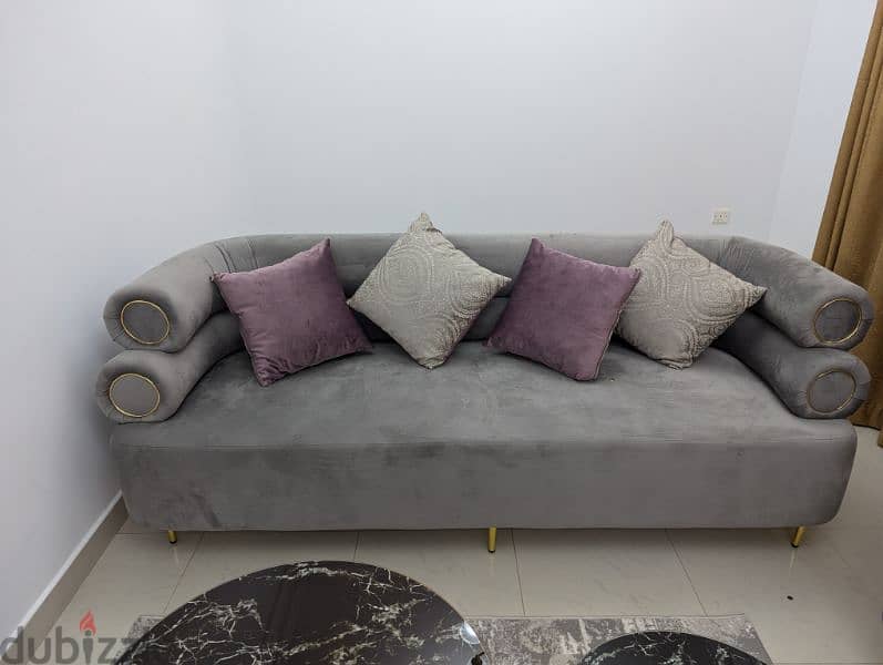 5 Seater Heavy Sofa + Tables + Carpet 2