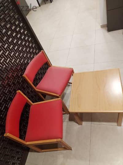 table and chair