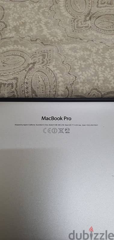 MacBook Pro 16GB RAM  256GB 1