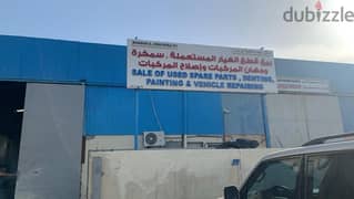 car workshop for sale at wadikabir muscat