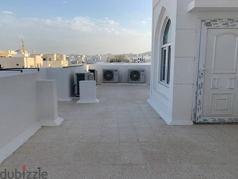 7 BHK new villa and big with elevator for rent located mawaleh 11 15