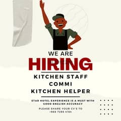 Waiters needed for star Hotel's 0