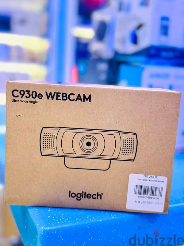 Logitech C930e 1080P HD Video Webcam - 90-Degree Extended 1