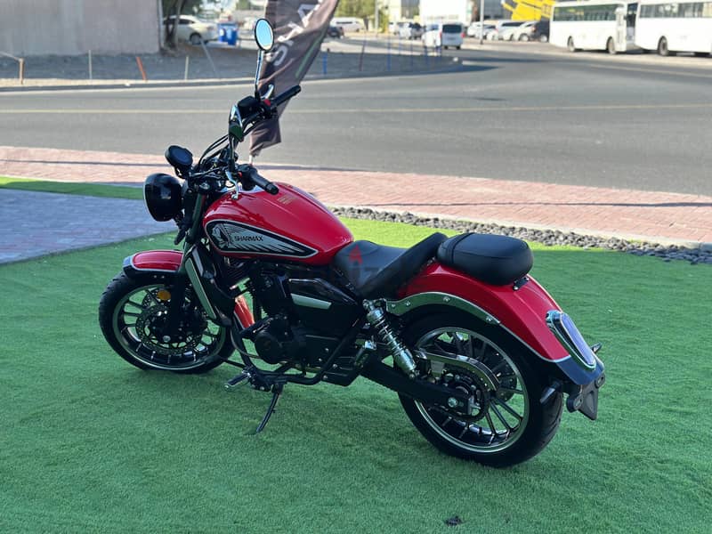 SHARMAX RR 250 WITH WARRANTY (cruiser bike كروزر بايك) 1