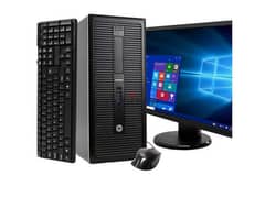 Hp Core i5 Ram 8Gb/ SSD 128GB/ HDD 500GB With 21 inch screen 0