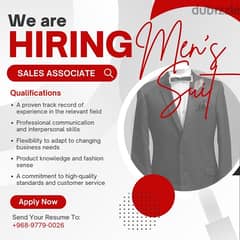 Sales executive for luxury brand ( Philippines ) in oman