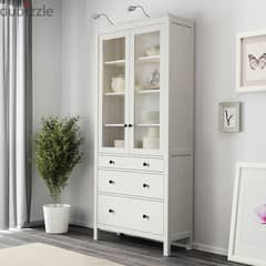 IKEA, Glass-door cabinet with 3 drawers