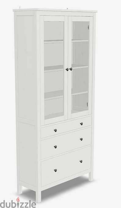 IKEA, Glass-door cabinet with 3 drawers 2