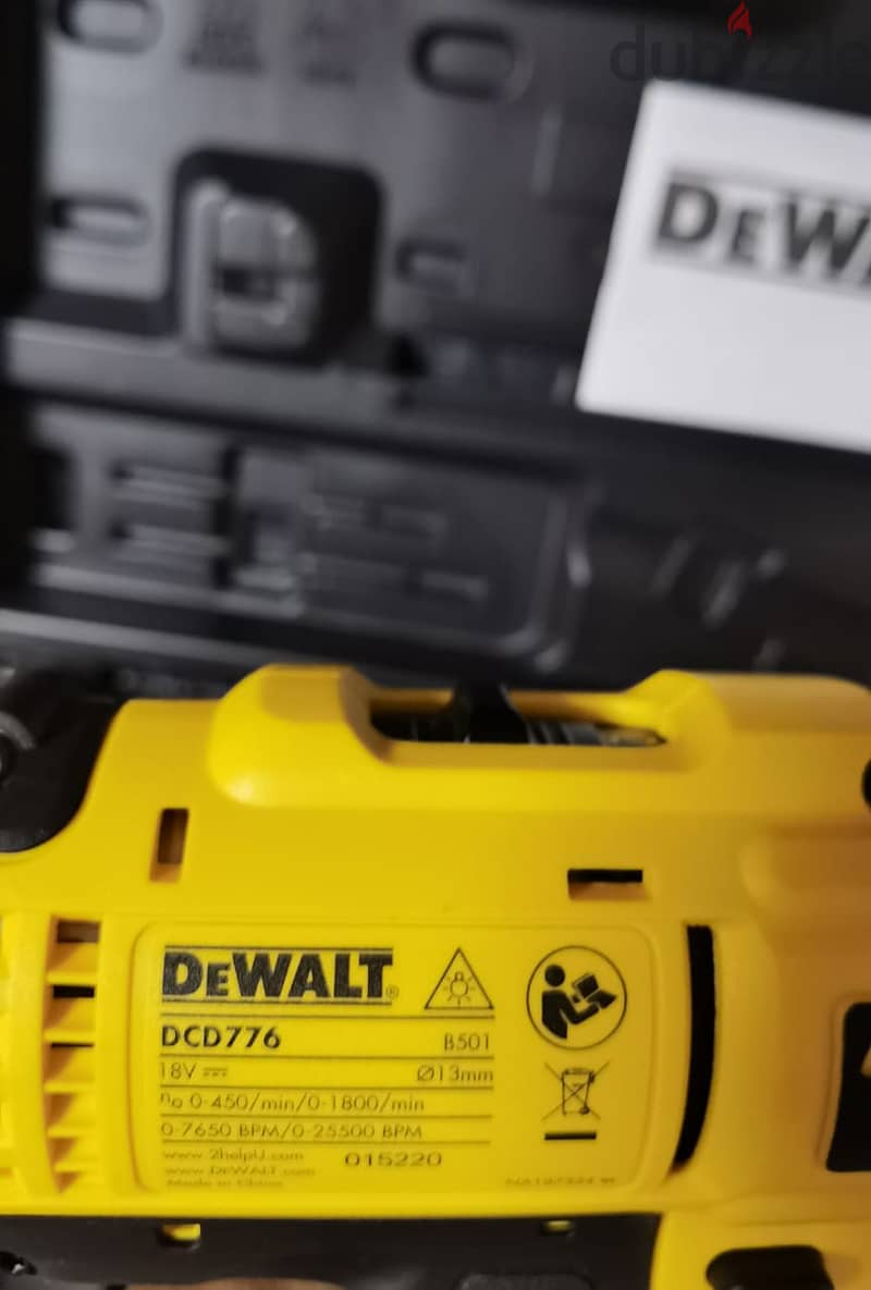 (BRAND NEW) DEWALT XR- DCD776S2 MULTIPURPOSE BATTERY OPERATED TOOL 1