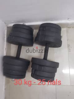 30kg dumbbells