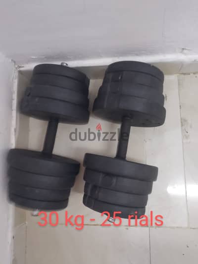 30kg dumbbells