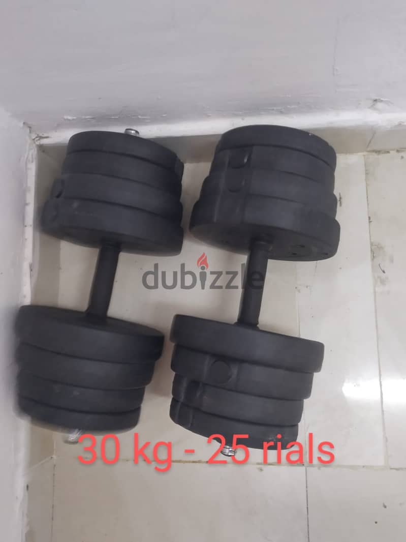 30kg dumbbells 0