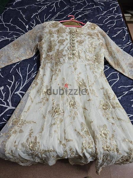 White dress without  pant and dupatta 2