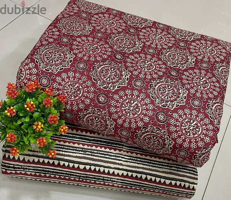 Pure Jaipur cotton material,Premium quality,5 meter price 4.5 ro 4