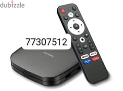 New Tv Box with one year subscription