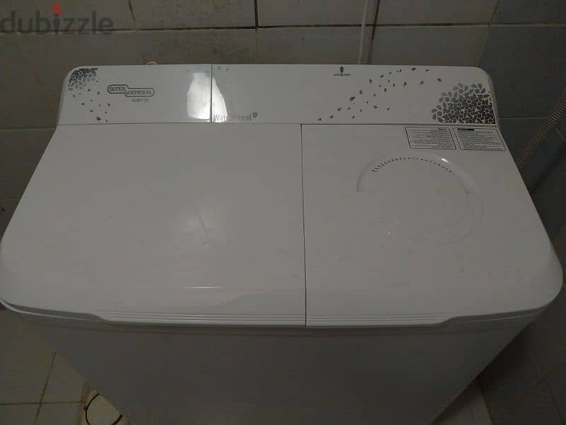 Twin tub washing machine super general 4