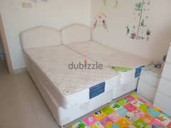 Raha 90×190 single bed with mattress 0