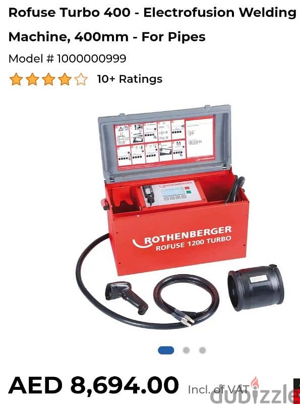 آلة لحم الأنابيب ماركة روثنبرج. Rothenberg Welding Machine for sale 1