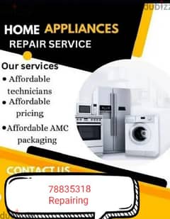 Ac fridge Automatic washing machine and rafegrater Repairing