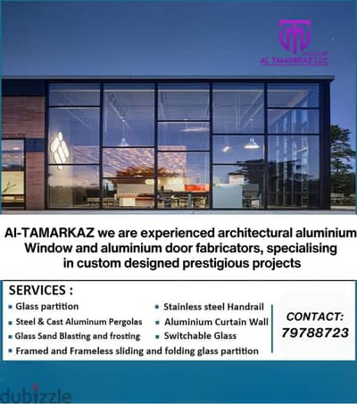 ⏩all kinds of glass work Fixing,Repair,Partition,Structural Glazing