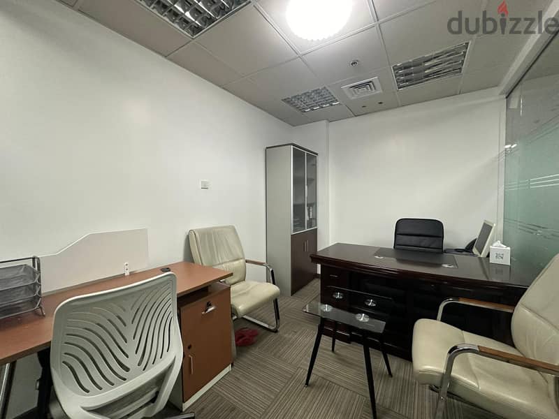 Excellent Fully serviced Offices with Amenities Included in Ghubrah 4