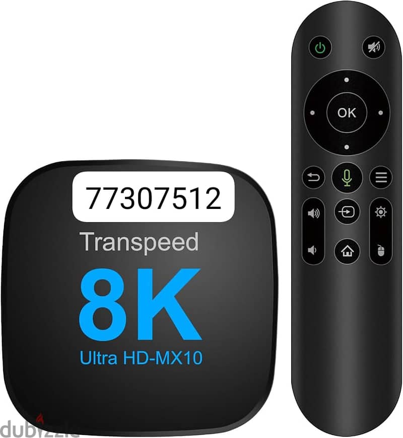 New 8K Tv Box with ip-tv one year subscription 0