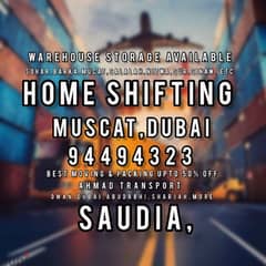 EXPERT TRANSPORT COMPANY PACKERS MOVERS MUSCAT TO DUBAI, SAUDIA