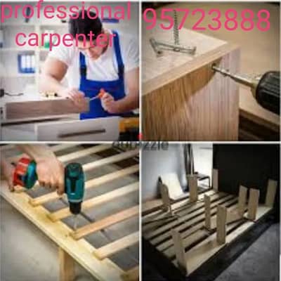 profesional mover carpenter bed cabinet repair TV curtains fixing