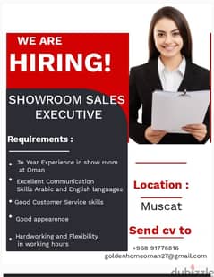 SHOW ROOM SALES EXECUTIVE