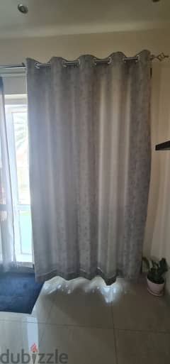 Curtains and Curtain Rods for Sale. 0