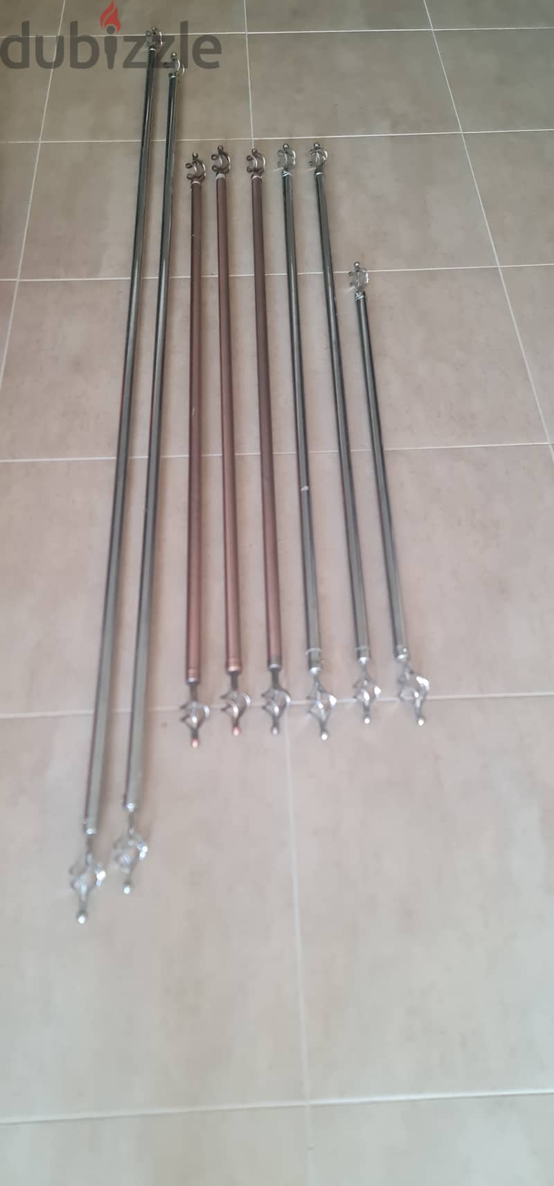 Curtains and Curtain Rods for Sale. 1