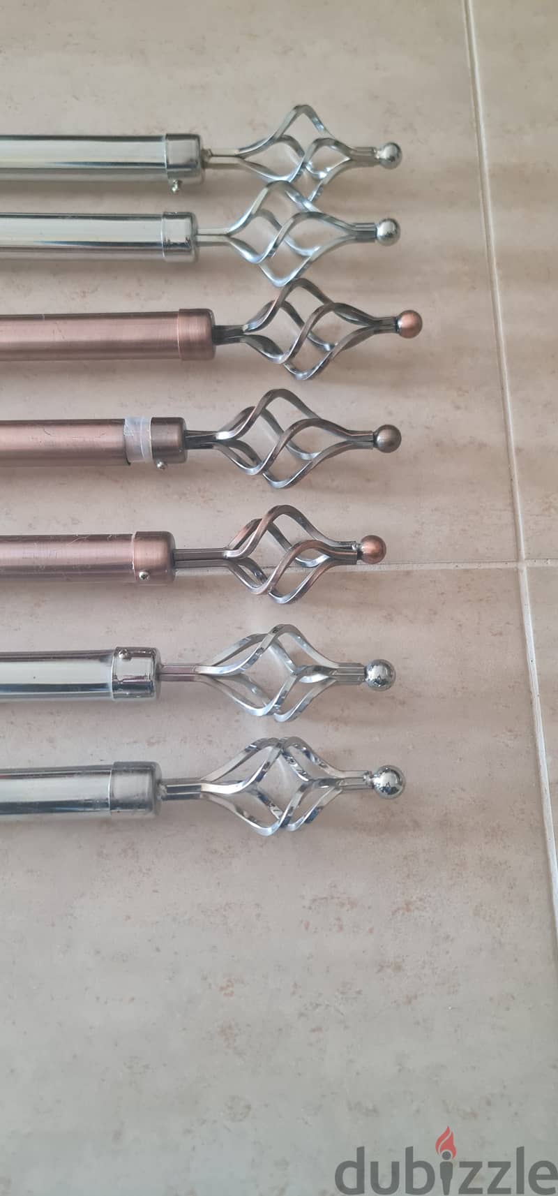 Curtains and Curtain Rods for Sale. 2