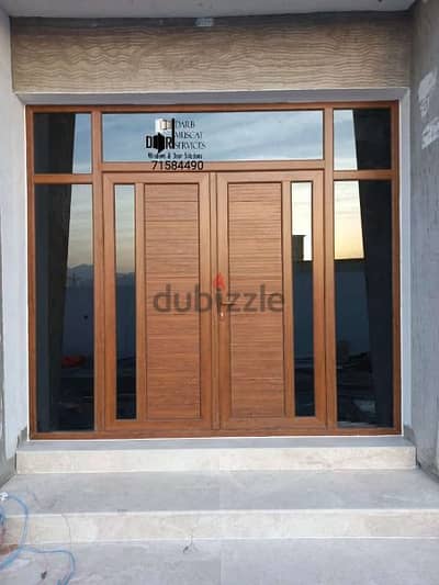 uPVC Entarence Door Wooden laminated