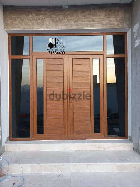 uPVC Entarence Door Wooden laminated 0