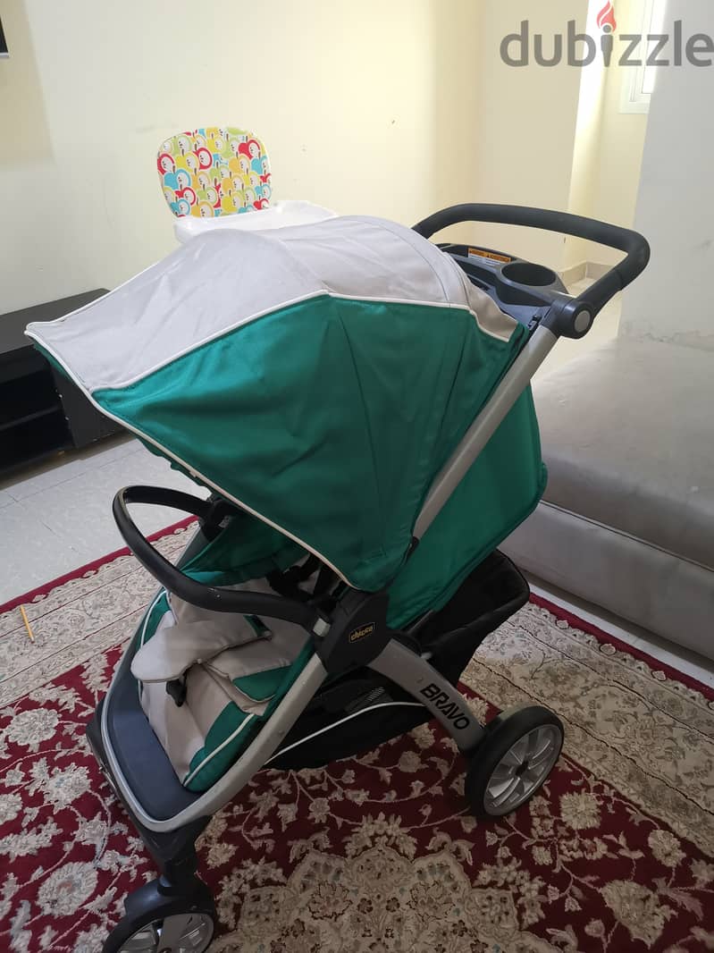 chicco bravo stroller . .  عربة أطفال من ماركة Chicco Bravo 6