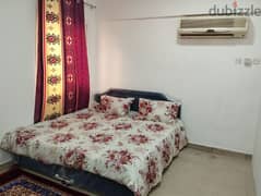 family room with neat and clean with kitchen and WiFi near Al ghubrah