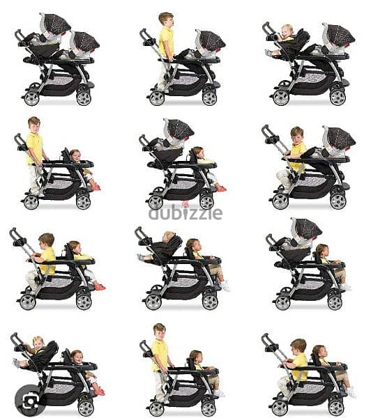 Graco Twin stroller or pram 3