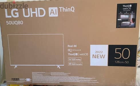 50 inch LG ThinQ AI TV for sale