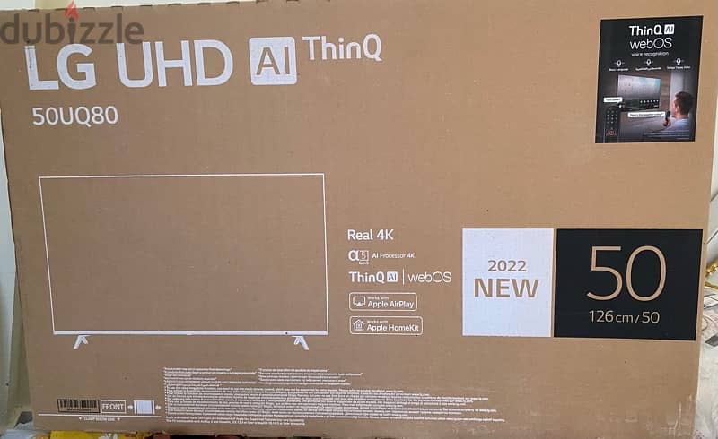 50 inch LG ThinQ AI TV for sale 0