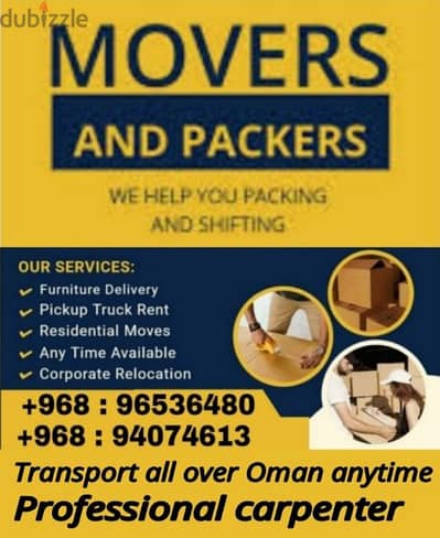 Carpenter And House office villa Moving Services and Transport