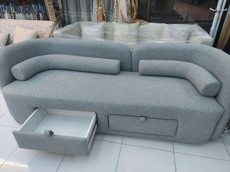 new 3 seater sofa without delivery 1 piece 85 rial 4