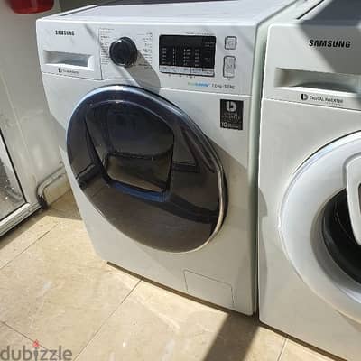 Samsung inverter 8/6kg 2 in 1 washing machine available for sale