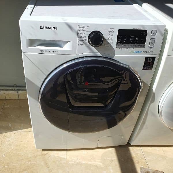 Samsung inverter 8/6kg 2 in 1 washing machine available for sale 1