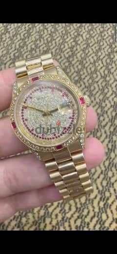 Rolex 3035 machine Ruby and Diamond